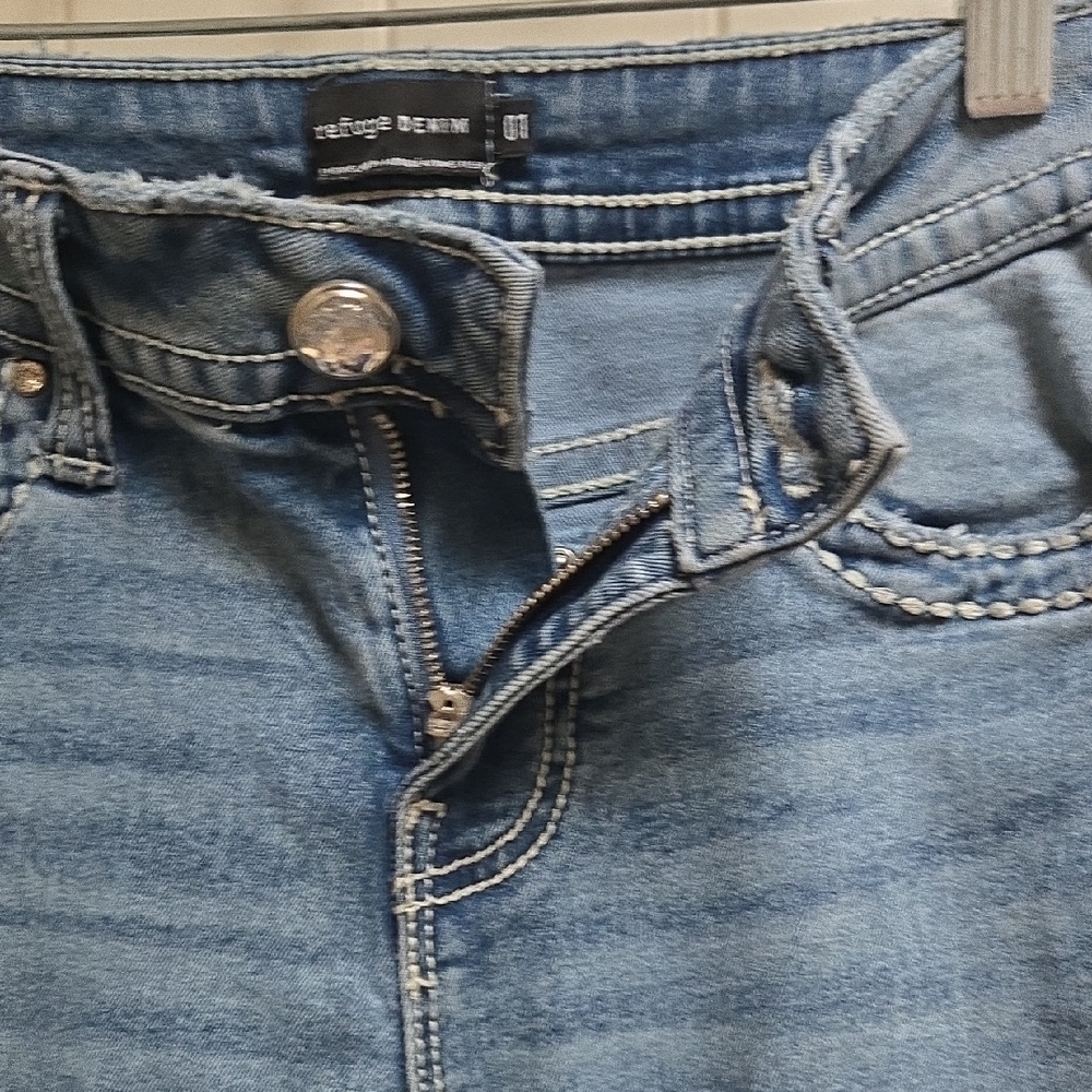 Refuge Denim Classic Light Blue Boot Cut Women's Jeans - Picture 10 of 11